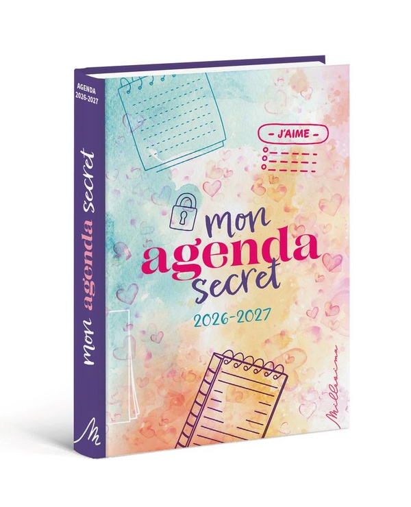 Mon agenda secret. Agenda scolaire, Edition 2026-2027