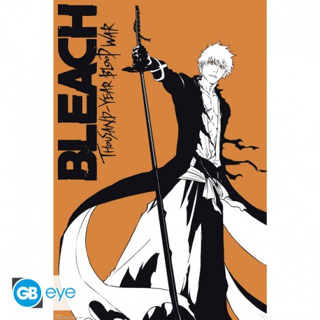 Bleach - Poster maxi roulé 91,5x61cm : Ichigo