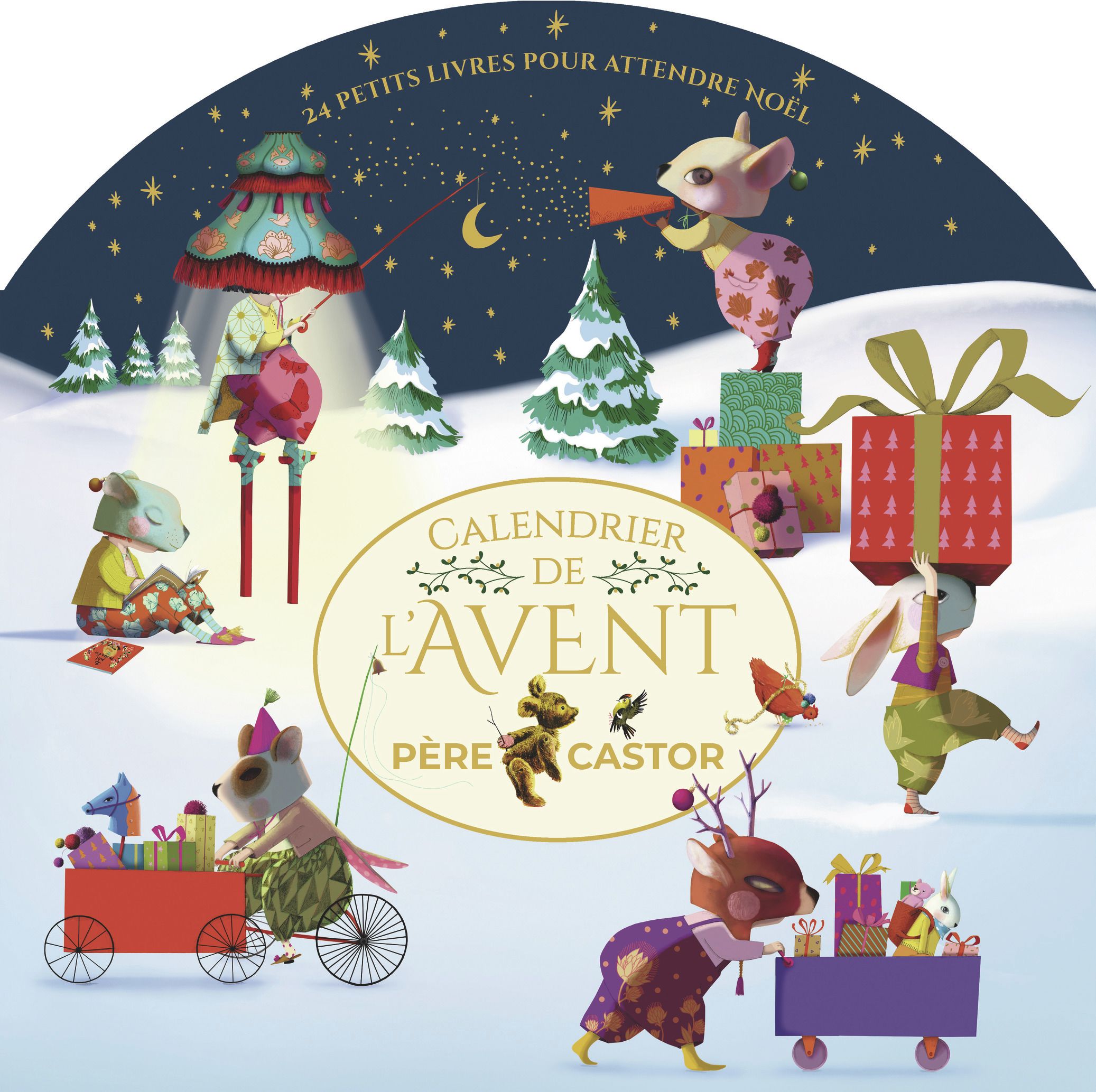 Calendrier de l'Avent Père Castor. 24 petits livres pour attendre Noël, Edition 2024