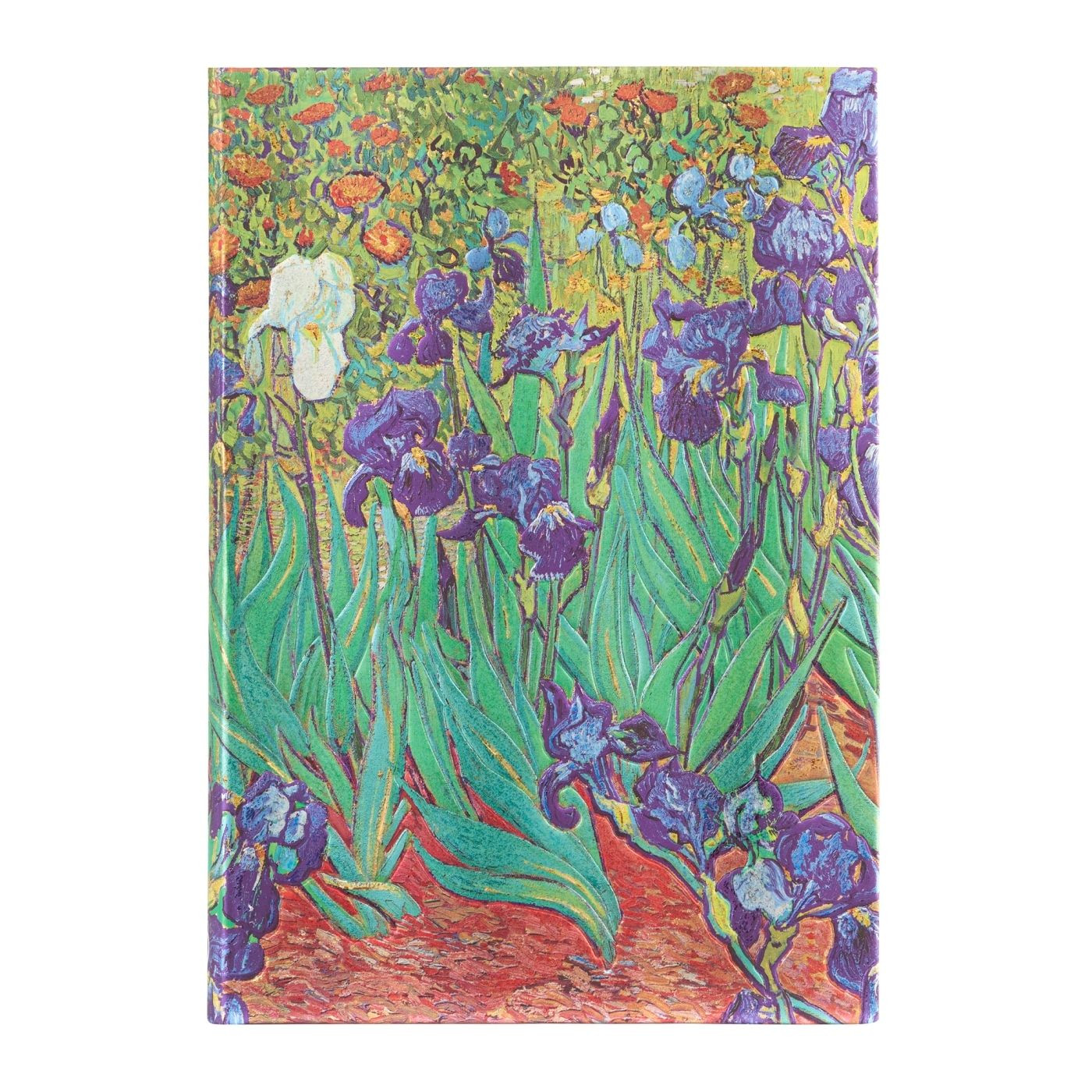 CARNET D'ADRESSES RIGIDE MIDI - VAN GOGH'S IRISES