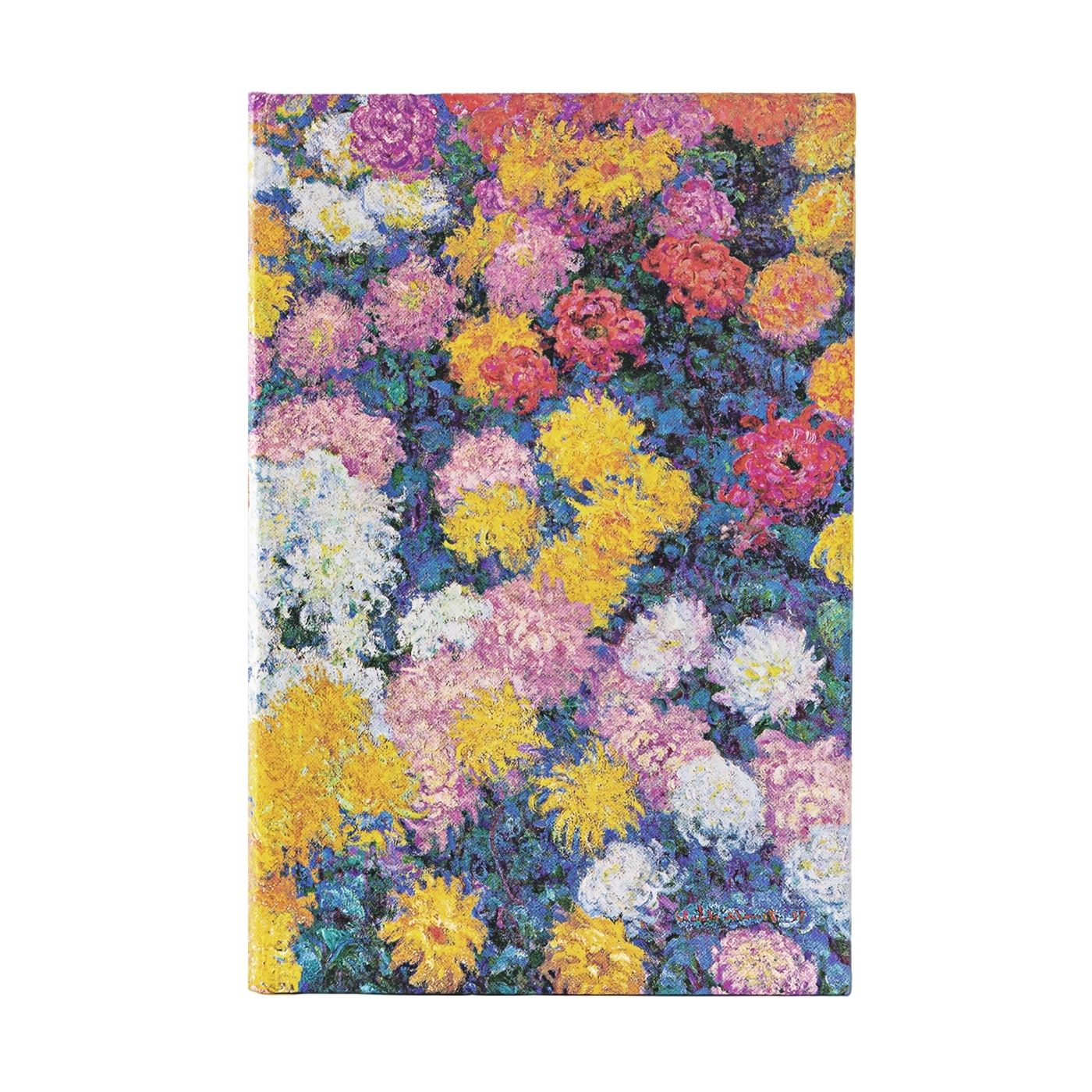 CARNET RIGIDE MIDI VIERGE - MONET'S CHRYSANTHEMUMS, MONET'S CHRYSANTHEMUMS