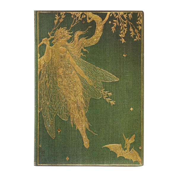 CARNET SOUPLE LIGNE MIDI - OLIVE FAIRY