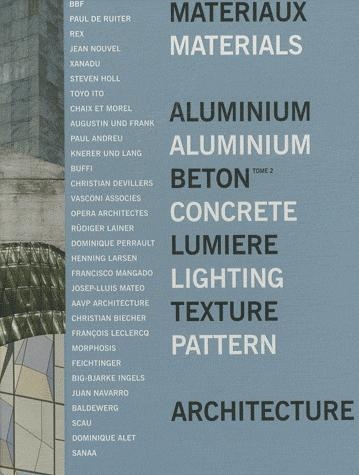 Coffret AMC Matériaux. 4 Volumes : Texture, Lumière, Beton, Aluminium