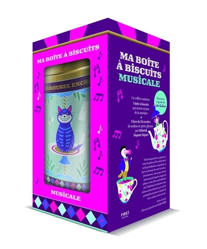 Ma boîte à biscuits musicale. Coffret avec 1 boîte à biscuits et 1 livre de recettes