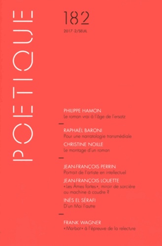 Poétique N° 182/2017-2