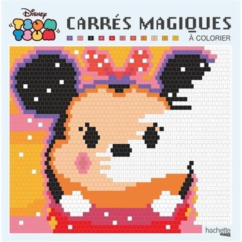 Carrés magiques à colorier Tsum Tsum
