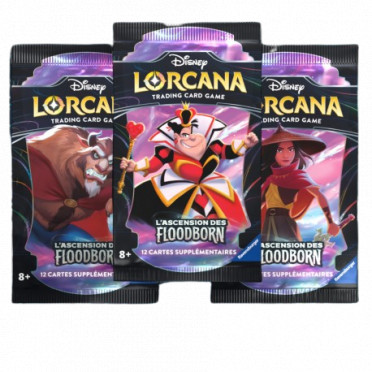 DISNEY LORCANA - L'ASCENSION DES FLOODBORN - BOOSTER 12 CARTES