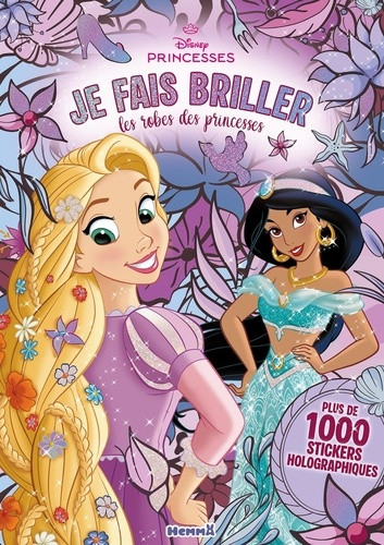 Disney Princesses - Je fais briller les robes des princesses. Plus de 1000 stickers holographiques