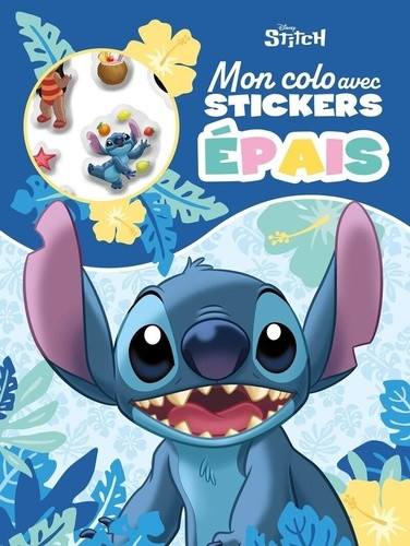 Mon colo avec stickers épais Disney Stitch
