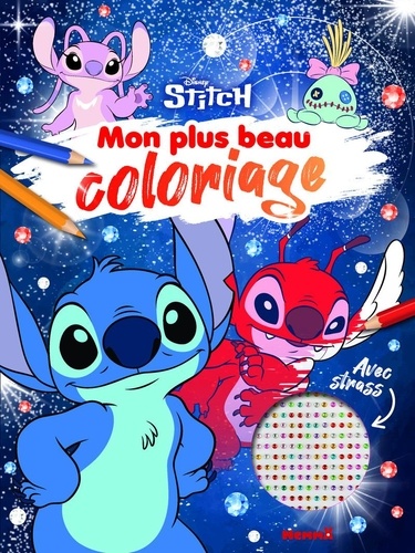 Mon plus beau coloriage Stitch. Avec strass