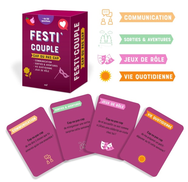 Festi'couple. Cap ou pas cap : communication, sorties & aventures, vie quotidienne, jeux de rôle
