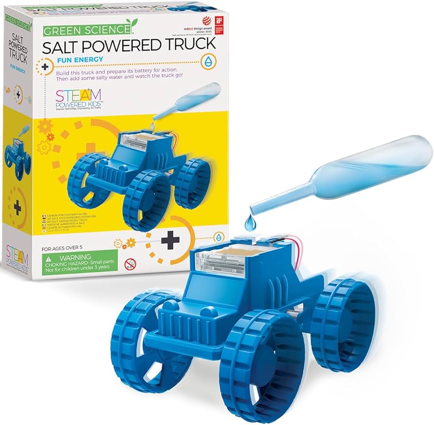 Green science robot propulsé au sel