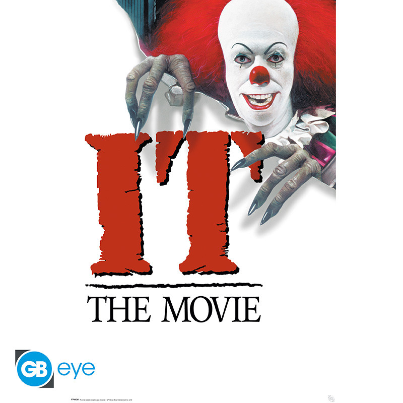 It - Poster maxi roulé 91,5 x 61cm : 1990 Key Art