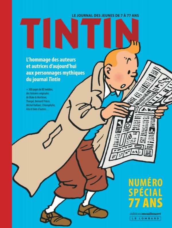 Journal Tintin : Numéro spécial 77 ans - Edition collector