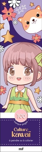 Culture kawaï. 100 marque-pages à peindre ou à colorier, Edition de luxe