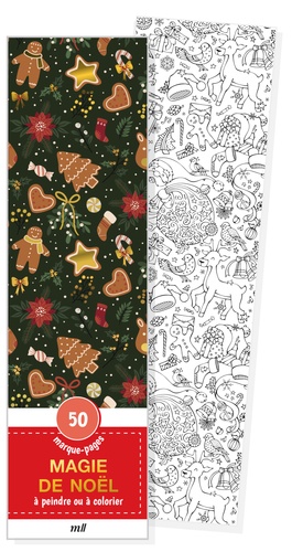 Magie de Noël. 50 marque-pages à peindre ou à colorier, 2e édition