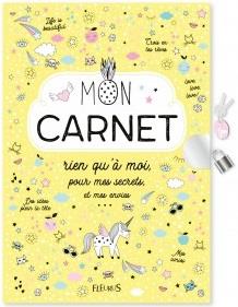 Mon carnet rien qu'à moi, pour mes secrets et mes envies