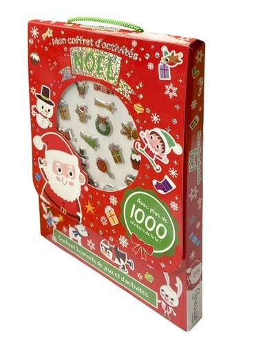 MON COFFRET D'ACTIVITES NOEL - CONTIENT 3 CARNETS DE JEUX ET D'ACTIVITES. AVEC PLUS DE 1000 STICKERS
