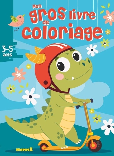 Mon gros livre de coloriage Croco trotinette