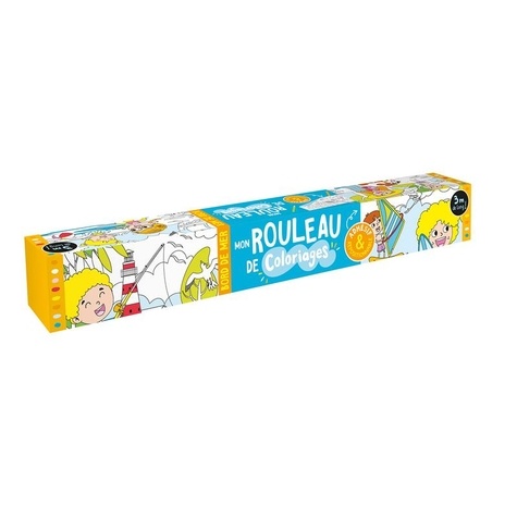 Mon rouleau de coloriages adhésif Bord de mer