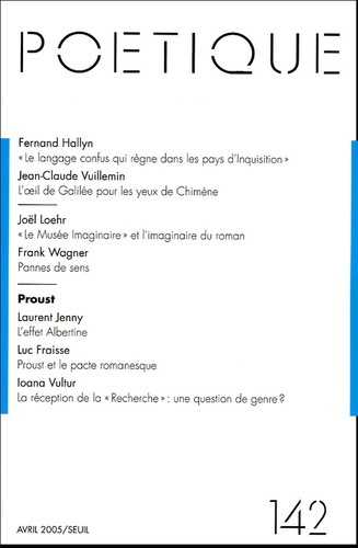 Poétique N° 142, Avril 2005 : Proust