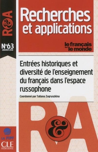 Recherche et application. N° 63