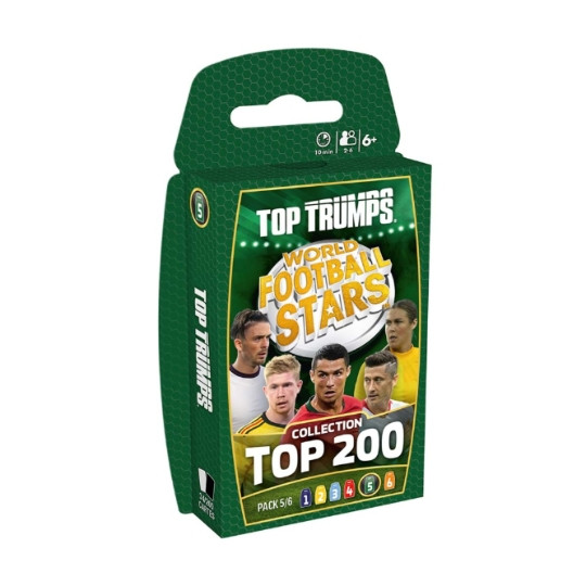 TOP TRUMPS - WORLD FOOTBALL STARS PACK 5 (PROMO JEU)