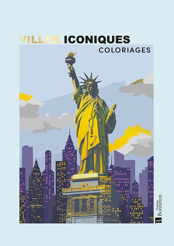 Villes iconiques. Coloriage