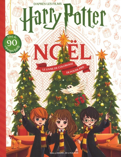 Harry Potter, Le livre de coloriages de Poudlard. Noël