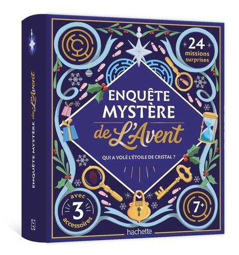 Enquête mystère de l'Avent. Qui a volé l'étoile de cristal ? 24 missions surprises et 3 accessoires