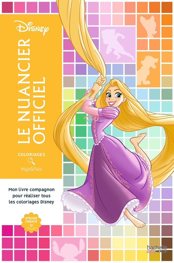Le Nuancier officiel. Mon livre compagnon pour réaliser tous les coloriages Disney