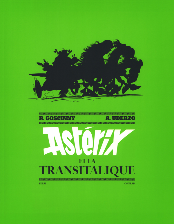 Asterix Tome 37 : Astérix et la Transitalique. Artbook. Coffret avec 12 Ex-Libris