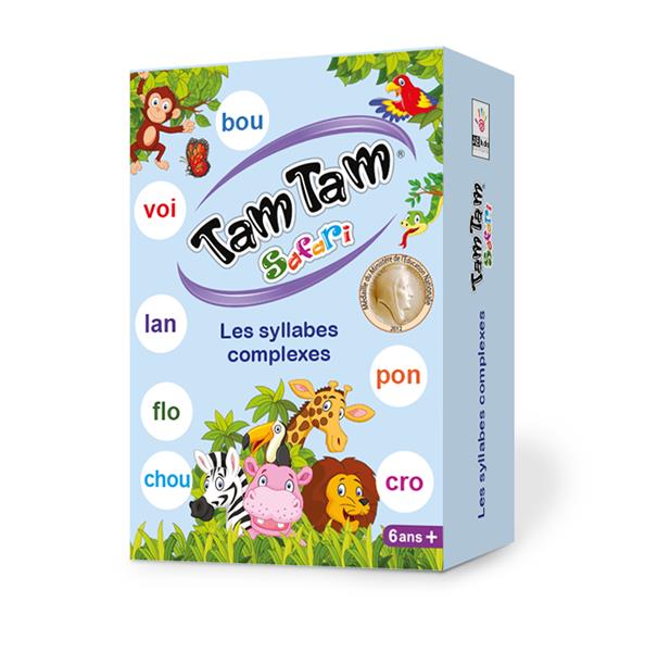 TAM TAM SAFARI - LES SYLLABES COMPLEXES - JEU DE LECTURE