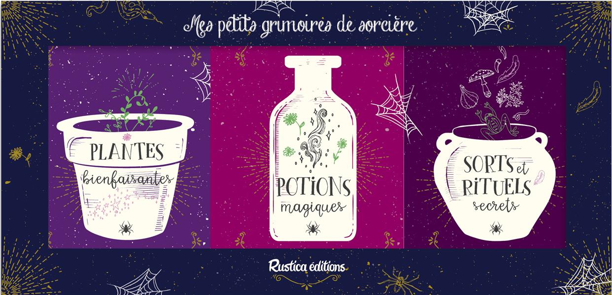 Mes petits grimoires de sorcière. Coffret 3 livres