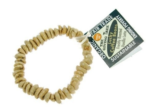 BRACELET PERLES DE CAFE - VANILLE