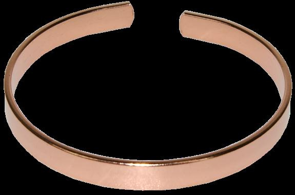 Bracelet cuivre Forme jonc plat Petit modèle