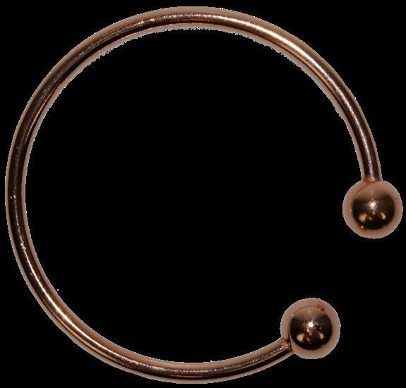 BRACELET CUIVRE AVEC AIMANTS 3 MM FORME JONC ROND