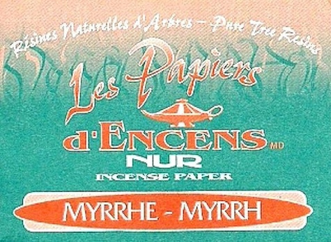NUR - PAPIER MYRRHE - LOT DE 12 CARNETS
