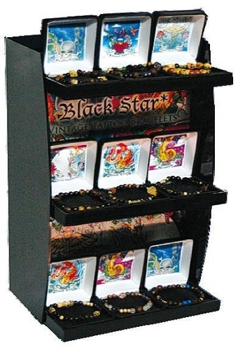 PRESENTOIR "BLACK STAR" BRACELETS - PLEIN