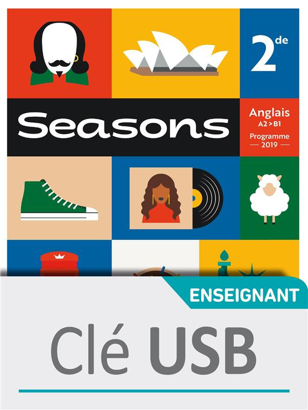 SEASONS 2NDE - CLE USB CLASSE - ED. 2019