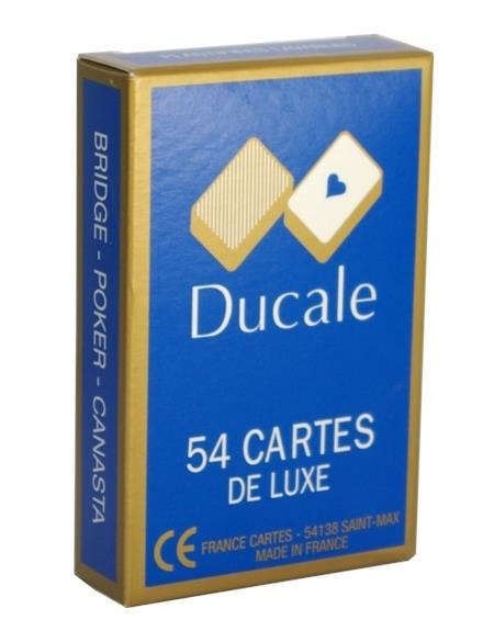 JEU 54 CARTES DE LUXE DUCALE BOITE CARTON