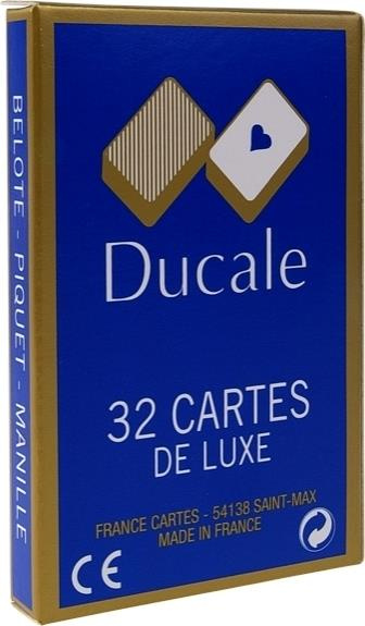 JEU 32 CARTES DE LUXE DUCALE BOITE CARTON