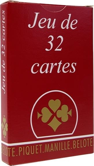 JEU 32 CARTES LA GAULOISE BOITE CARTON
