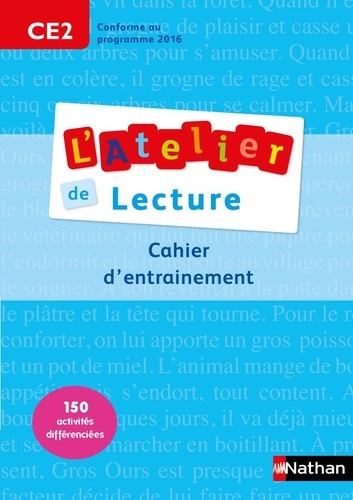 PCF - Atelier lecture - 5 exemplaires cahier CE2