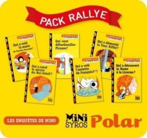 Rallye Les Enquêtes de Nino. Pack en 7 volumes