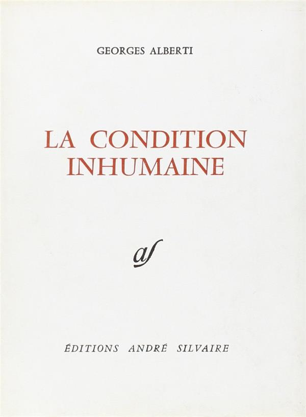 La condition inhumaine