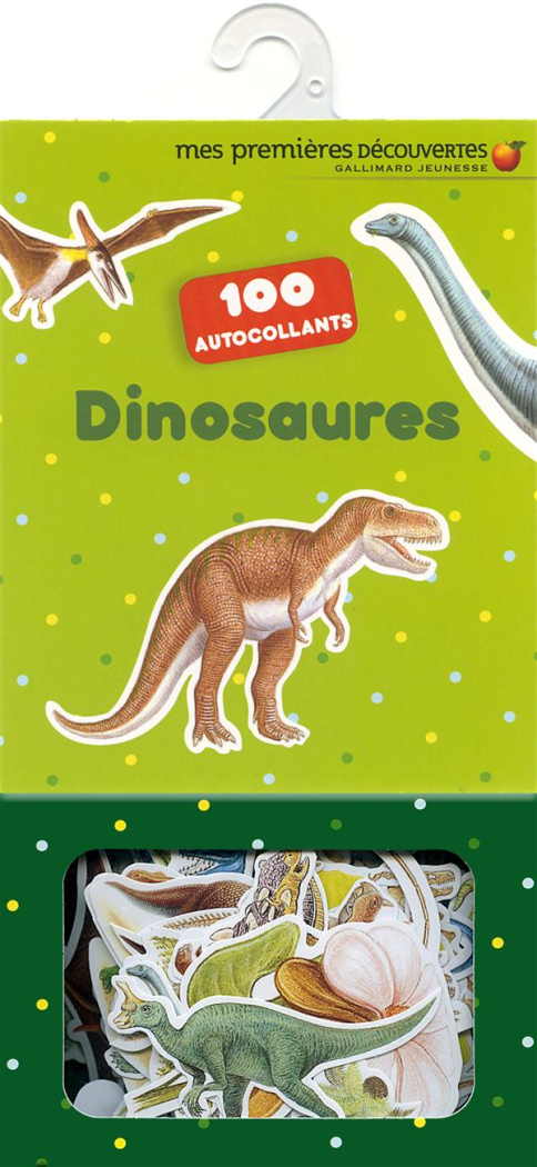 Boîte 100 autocollants. Dinosaures