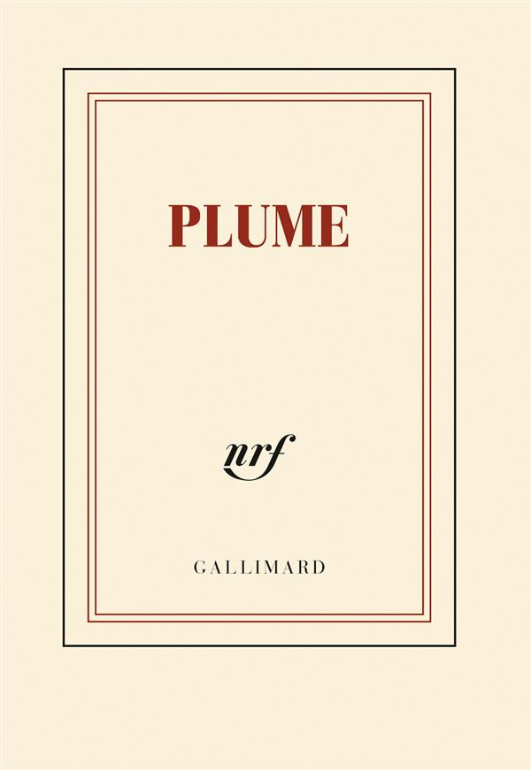 CARNET POCHE "PLUME" (PAPETERIE)