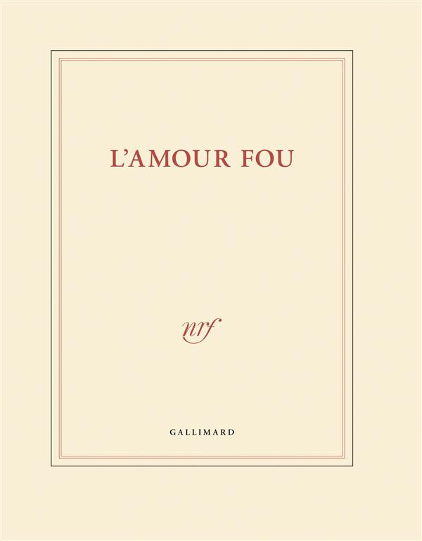 GRAND CARNET DE DESSIN "L'AMOUR FOU" (PAPETERIE)