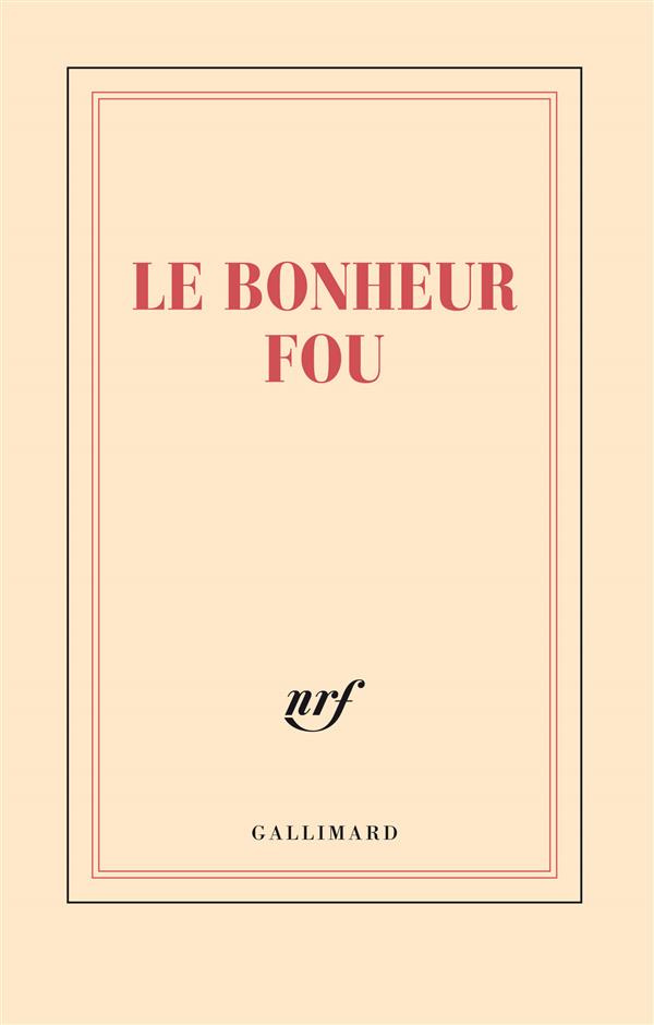 CARNET "LE BONHEUR FOU" (PAPETERIE)